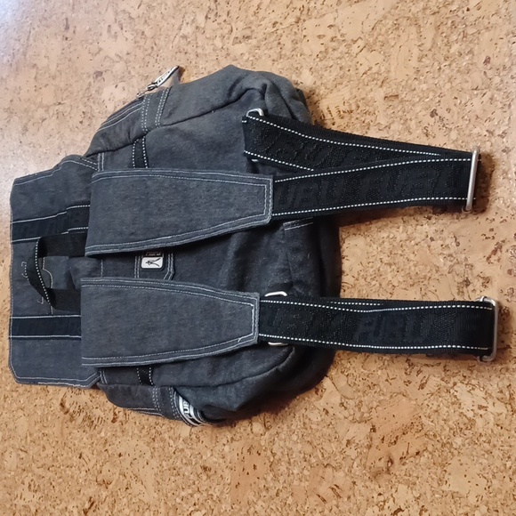 Vintage Fubu Black Denim Backpack - Picture 10 of 10